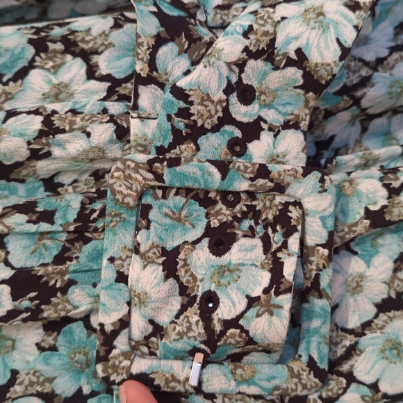 Puff Sleeve Floral Print short dress - Picture 3 of 9